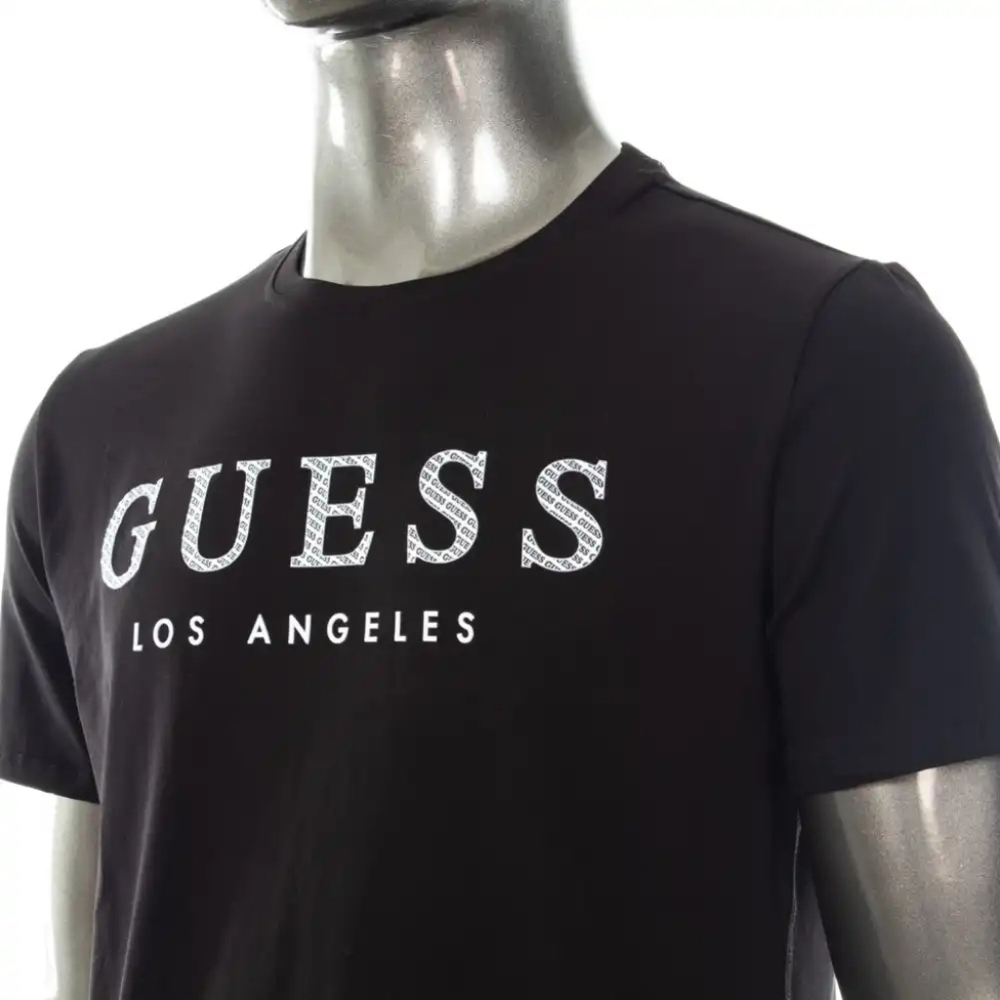 GUESS 3D Print Black T-Shirt